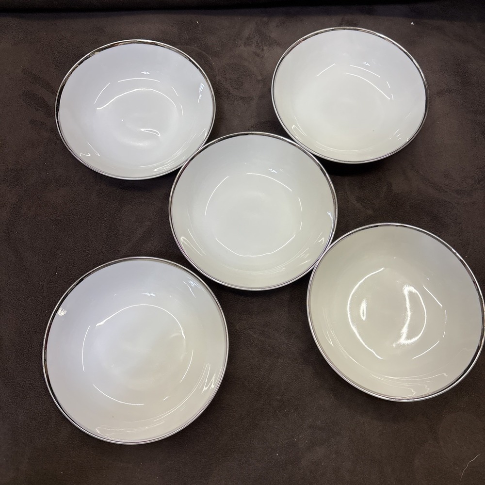 Harmony House Fine China Moderne Berry Bowls Fruit Dessert Set of 5 Japan 3545
